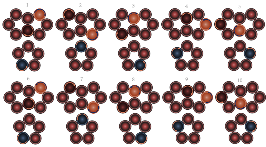 Tortoiseshell sequence for performance