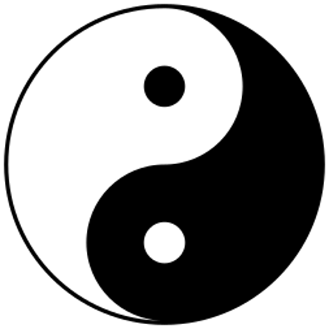 The Taijitu or Yin Yang symbol